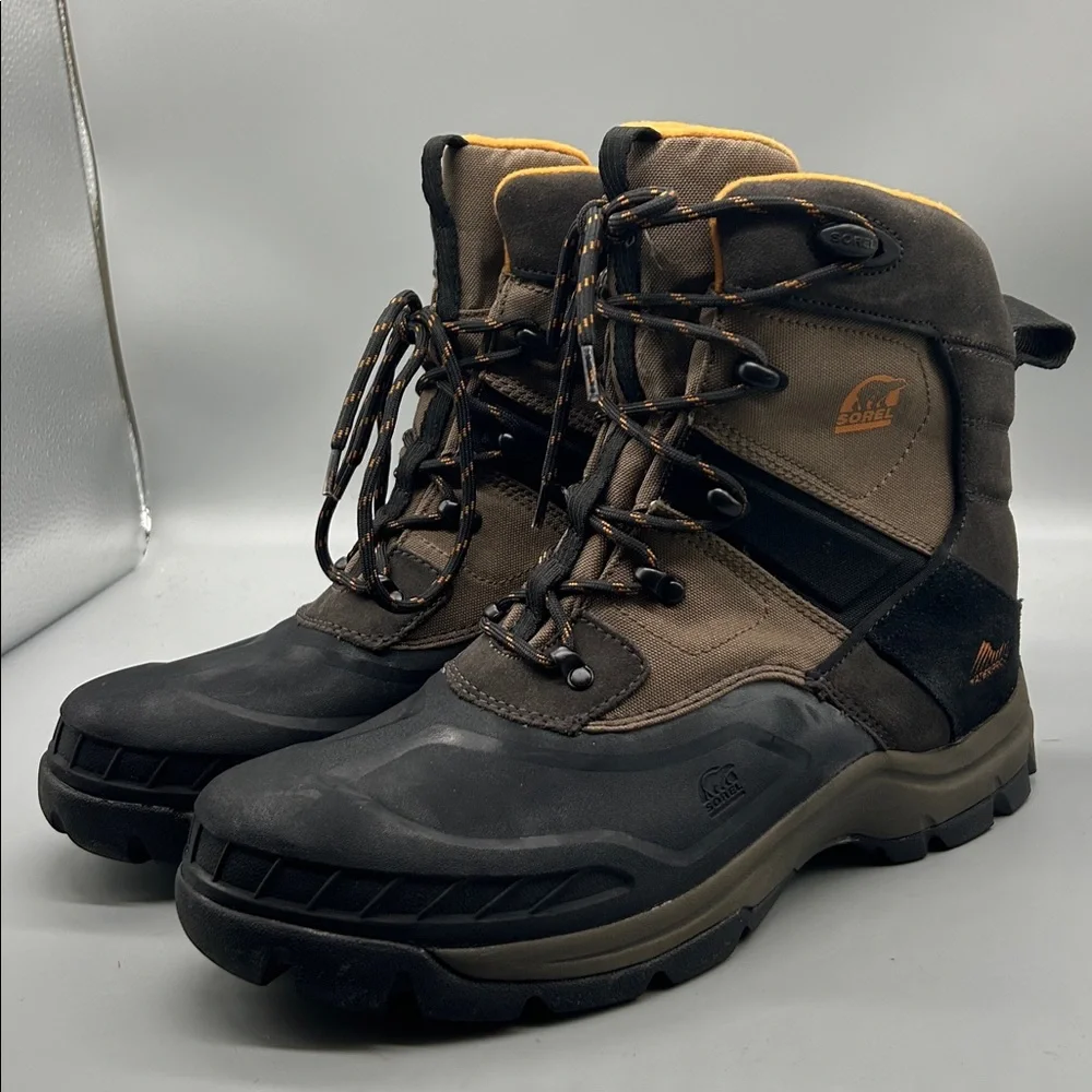 Like New! Sorel Waterproof Timberwolf Hiking Boots Men Sz:12